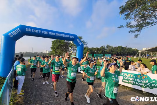Giải chạy bộ “Vì Công trình xanh Việt Nam năm 2024”: Thúc đẩy, tăng cường giao lưu văn hóa
