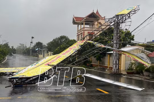 Thái Bình: Hỗ trợ xây dựng mới nhà bị sập, đổ do bão số 3 gây ra tối thiểu là 50 triệu đồng/hộ