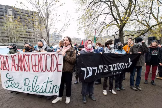 Làn sóng sinh viên biểu tình ủng hộ Palestine lan sang các trường đại học Canada