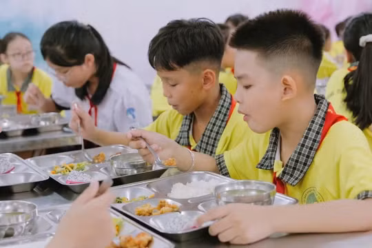 Đẩy mạnh áp dụng Dự án Bữa ăn Học đường trong tăng cường dinh dưỡng cho trẻ tiểu học