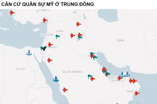 Quân đội Mỹ đang làm gì ở Trung Đông và họ ở đâu?