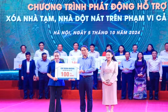 Masan Group trao 100 tỷ hỗ trợ chương trình "Mái ấm cho đồng bào tôi"