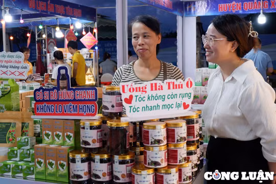 Trưng bày đa dạng đặc sản ẩm thực xứ Thanh