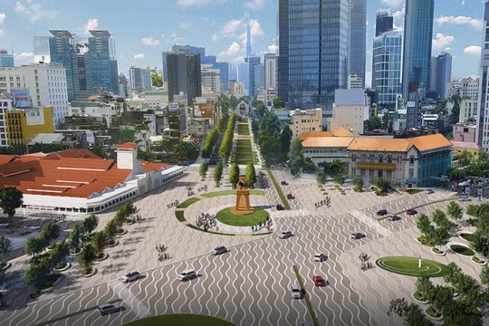 TP HCM: Chấp thuận kế hoạch triển khai chỉnh trang quảng trường trước chợ Bến Thành
