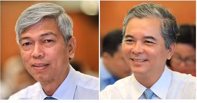 Ông Võ Văn Hoan (trái) và Thiếu tướng Ngô Minh Châu làm Phó Chủ tịch UBND TP.HCM.