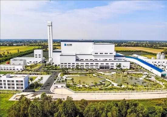 Nhà máy đốt rác phát điện Cần Thơ tại xã Trường Xuân, huyện Thới Lai, TP Cần Thơ