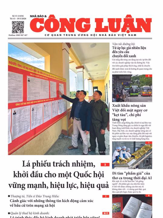 Nhà báo và Công luận số 11-2026