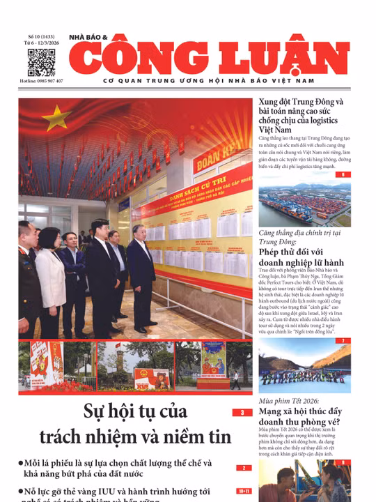 Nhà báo và Công luận số 10-2026