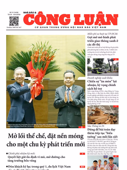 Nhà báo và Công luận số 15-2026