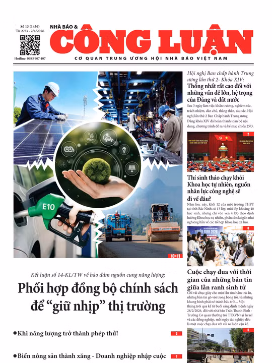Nhà báo và Công luận số 13-2026