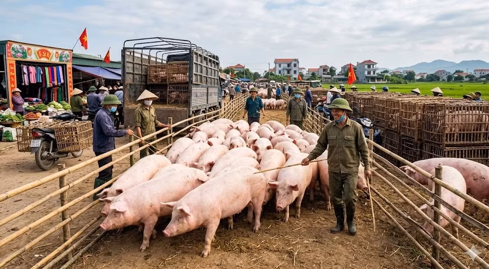 Giá heo hơi sáng nay 12-3-2026 - Ảnh minh họa
