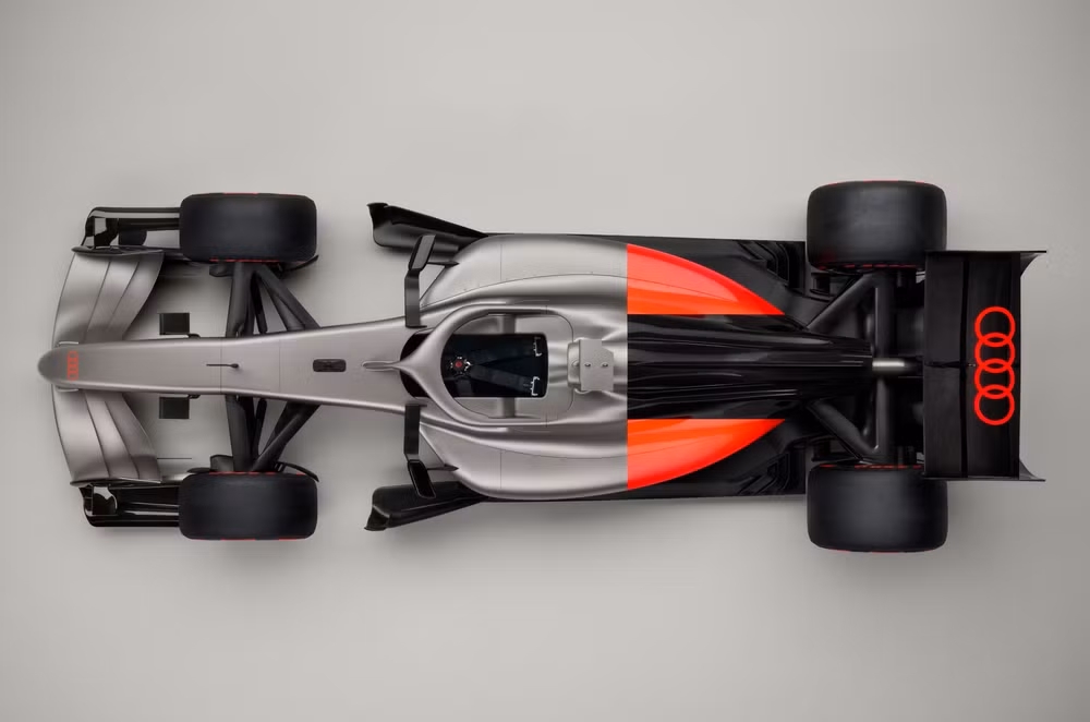 Audi R26 nhìn từ phía trên - Ảnh: Audi