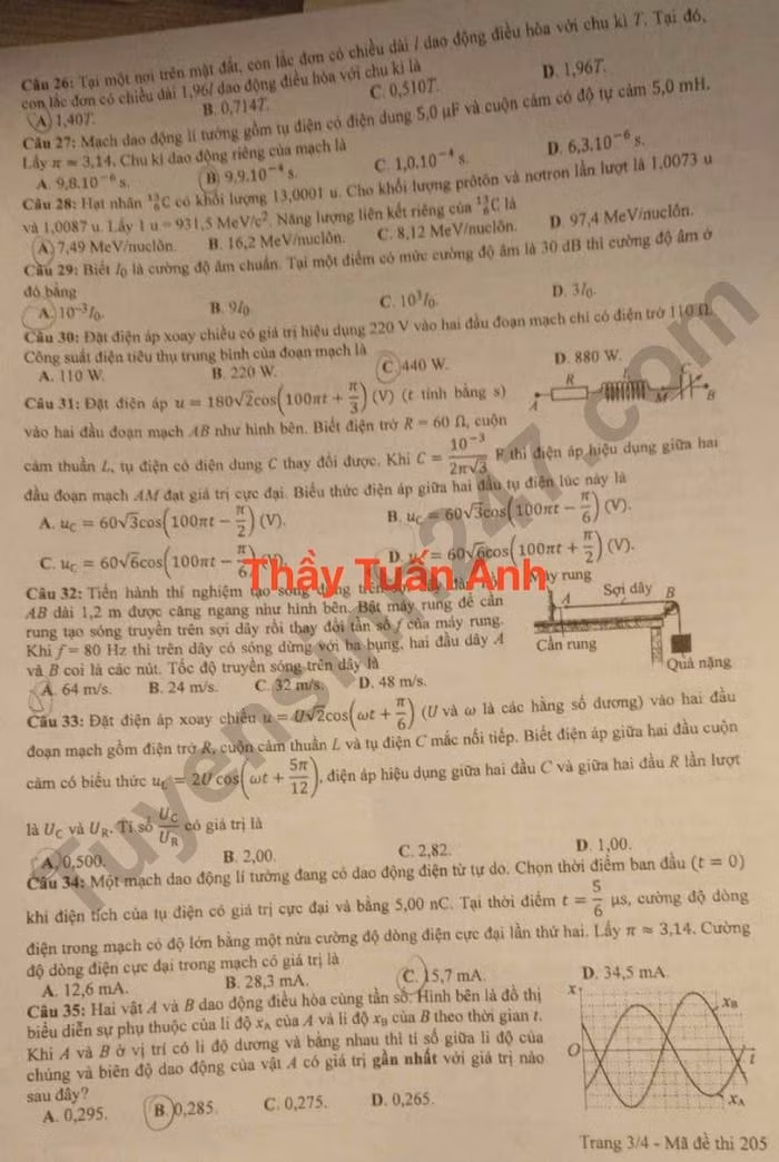 de thi tot nghiep thpt 2024 mon vat li ma de 205 hinh 3