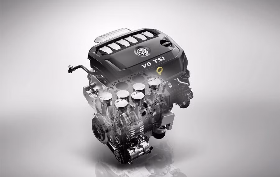 Động cơ của Volkswagen Talagon. Ảnh: VW
