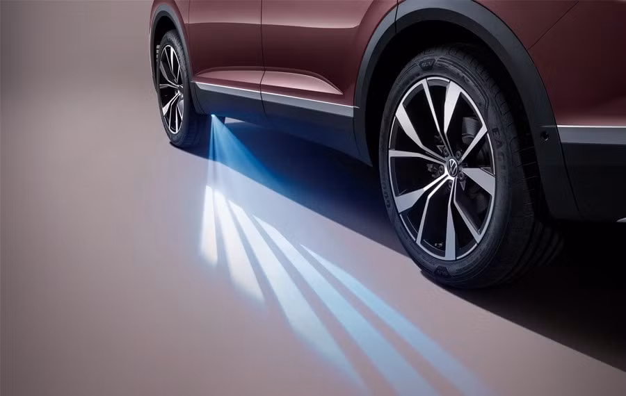 Volkswagen Talagon có gầm xe cao. Ảnh: VW