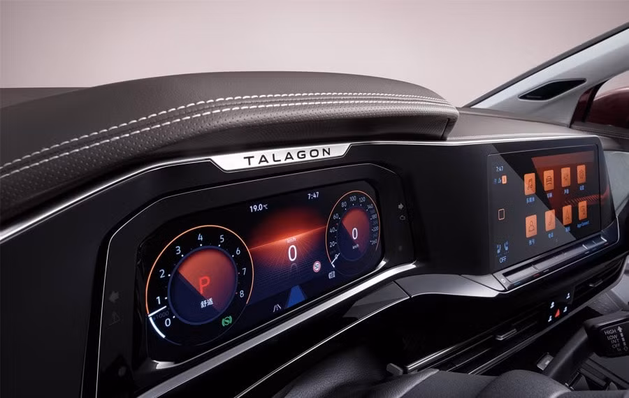 Màn hình giải trí của Volkswagen Talagon. Ảnh: VW