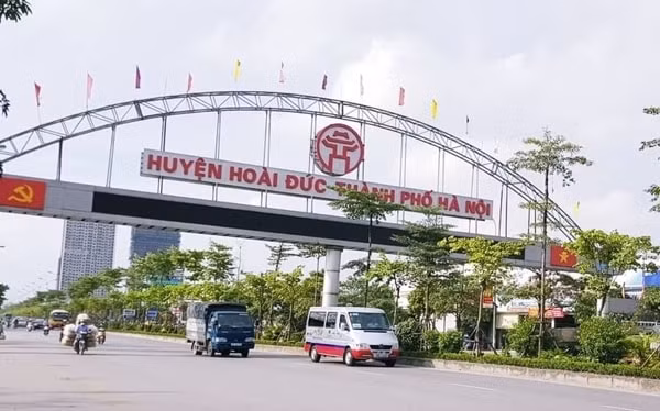 Hoài Đức là một trong 5 huyện được phê duyệt phát triển thành quận của TP Hà Nội