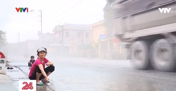 Vệt phóng sự về vấn đề khai thác khoáng sản tại Hà Nam. Ảnh: vtv.vn
