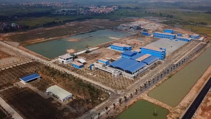 Toàn cảnh NMNM sông Đuống.