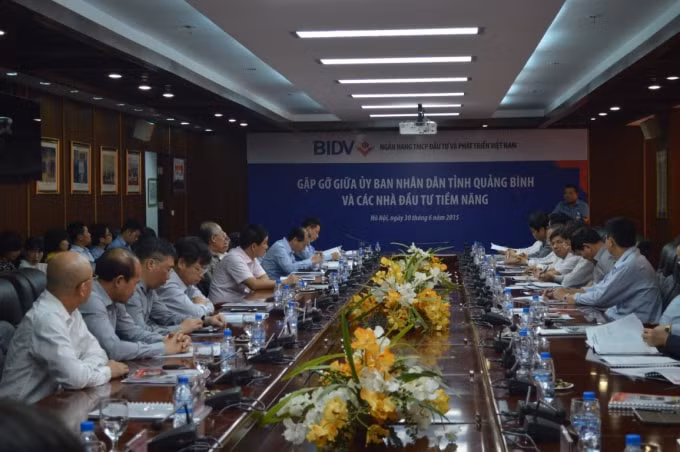 Gặp gỡ các nhà đầu tư tại UBND tỉnh Quảng Bình.