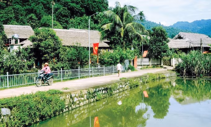 Tân Lập, nơi mà 74 năm về trước đã diễn ra sự kiện trọng đại Quốc dân Đại hội Tân Trào nay đã có những thay đổi ngoạn mục .