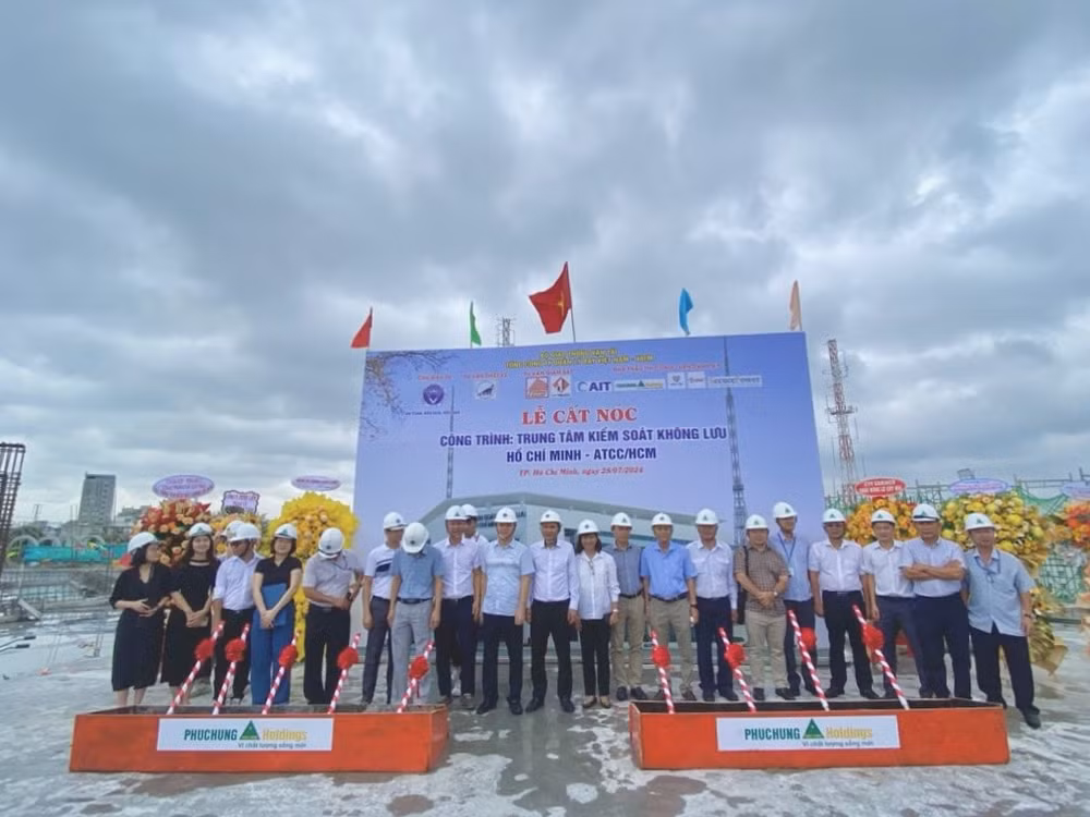hoan thanh phan tho du an trung tam kiem soat khong luu ho chi minh hinh 1