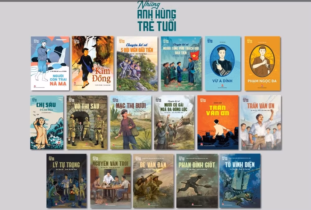 ra mat bo sach nhung anh hung tuoi tre vinh danh nhung tam guong sang cua dan toc hinh 1