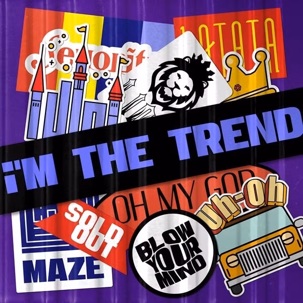 Bìa single i'M THE TREND. (Ảnh: All K-Pop)