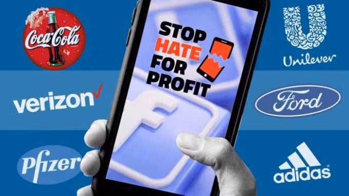 Hơn 800 doanh nghiệp lớn nhỏ toàn cầu tham gia phong trào tẩy chay Facebook. Ảnh: Financial Times.