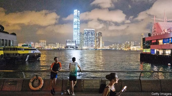 Tương lai Hong Kong có thể chỉ như một trung tâm tài chính phụ thuộc. Ảnh: Getty