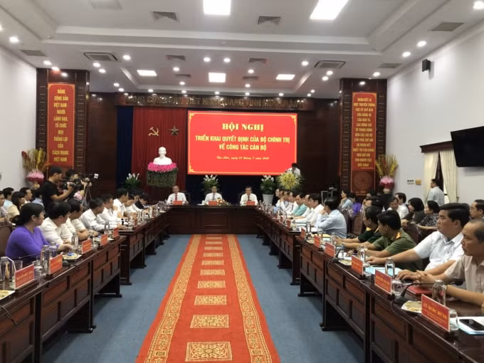 Quang cảnh buổi hội nghị. (Ảnh: Minh Luân)