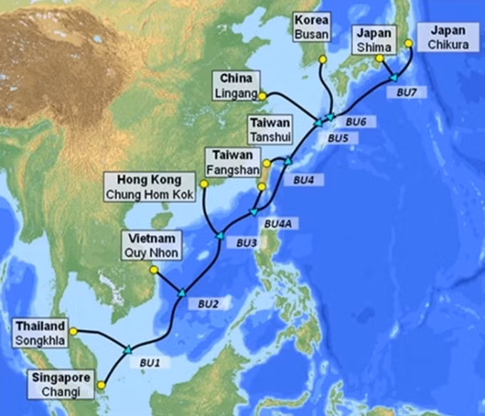 VNPT cùng các Tập đoàn quốc tế đầu tư cáp biển SJC2 dài 10500 km