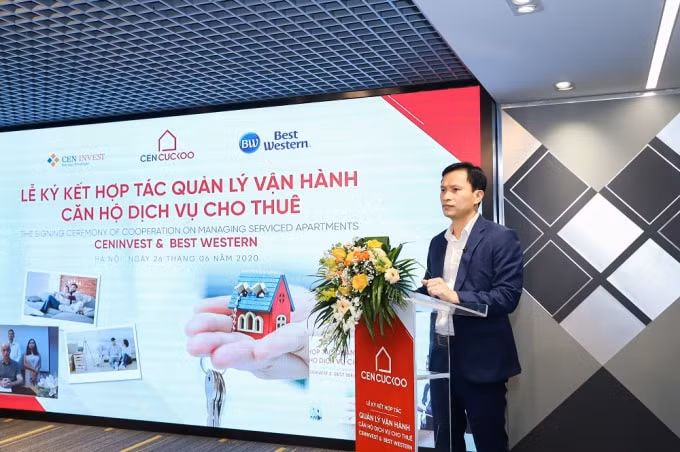 Ông Vương Văn Tường – TGĐ Cen Invest kì vọng với việc kí kết hợp tác với Best Western sẽ gia tăng giá trị cho dự án Eurowindow River Park