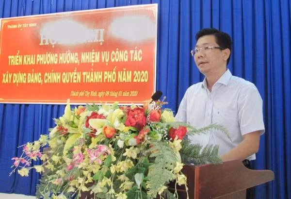Nguyễn Mạnh Hùng, Phó Chủ tịch UBND tỉnh Tây Ninh. Ảnh: Báo Tây Ninh