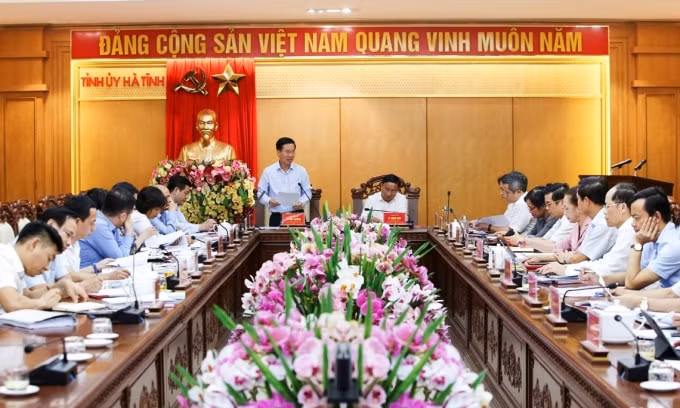 Quang cảnh buổi làm việc. Ảnh BHT