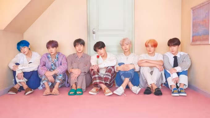 BTS là nhóm nhạc Kpop sở hữu những mỹ nam hot nhất thế giới. Ảnh: TL.