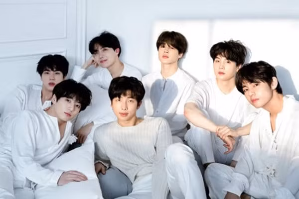 Nhóm nhạc thần tượng BTS. Ảnh: TL.