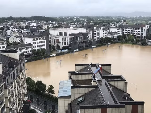 Tỉnh An Huy là một trong những địa phương bị ảnh hưởng nặng nề nhất bởi mưa lũ ở Trung Quốc. (Nguồn: China Daily)