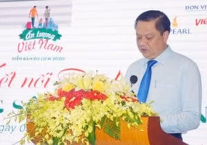 Ông Dương Tấn Hiển, Phó chủ tịch UBND TP.Cần Thơ phát biểu tại hội thảo
