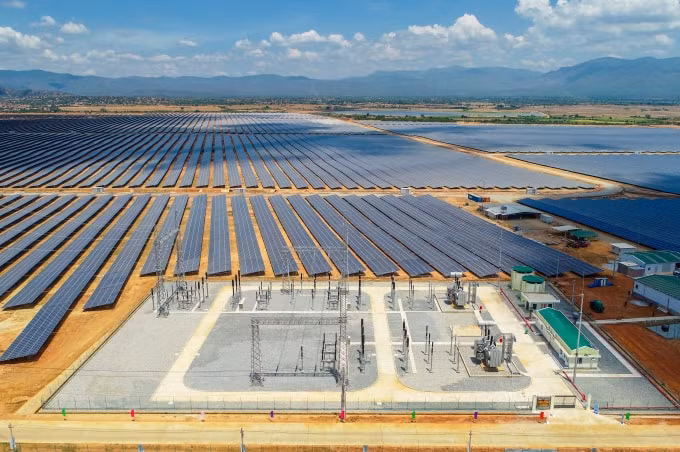 Cụm nhà máy điện mặt trời của BIM tại Ninh Thuận sản xuất khoảng 600 triệu kwh/năm.
