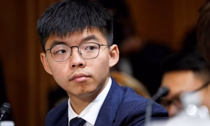 Joshua Wong, thủ lĩnh đảng Demosisto. Ảnh: Reuters