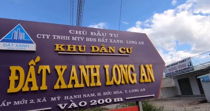 Công ty Đất Xanh Long An. Ảnh: TL.
