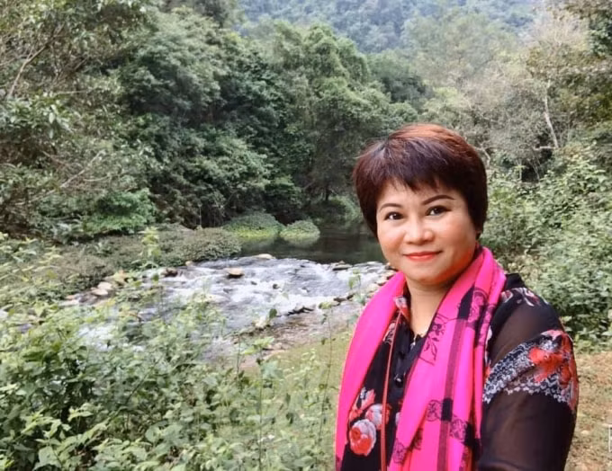 Nhà báo Nguyễn Thu Hà.