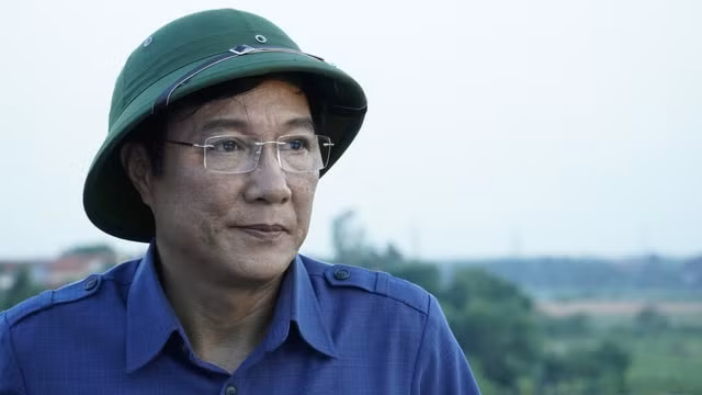 NSND Trọng Trinh vào vai Bí thư Tỉnh ủy Văn Thành Nhân. Ảnh: vtv.vn