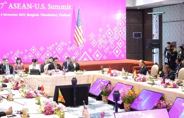 Thủ tướng Nguyễn Xuân Phúc dự Hội nghị Cấp cao ASEAN - Hoa Kỳ lần thứ 7. Ảnh: VGP