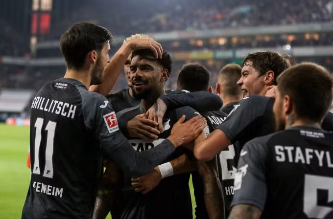 Hoffenheim và Cologne cống hiến trận đấu hay với tới 5 bàn thắng được ghi. Ảnh: Getty
