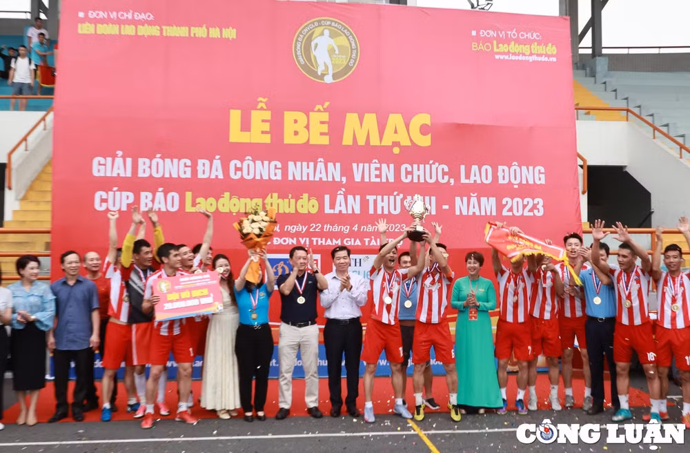 be mac giai bong da cup bao lao dong thu do lan thu viii nam 2023 hinh 2