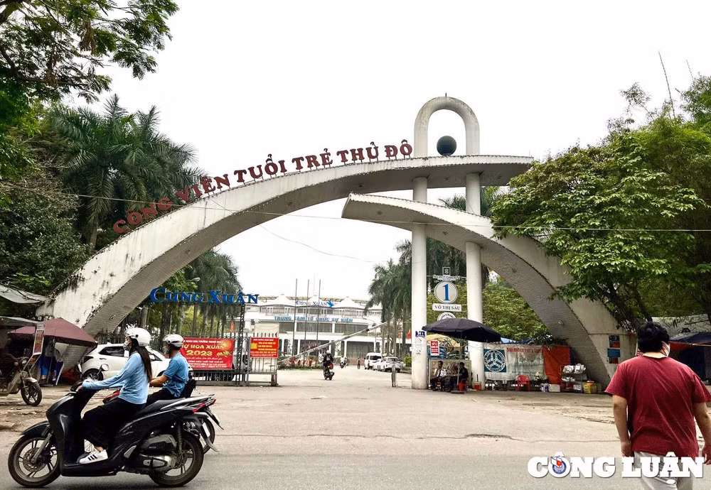 ha noi nhieu cong vien xuong cap bi xe thit lam kinh doanh hinh 1