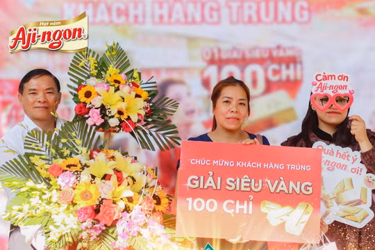 Sơn La: Trúng 100 chỉ vàng (hơn 600 triệu) khi mua hạt nêm về nấu ăn
