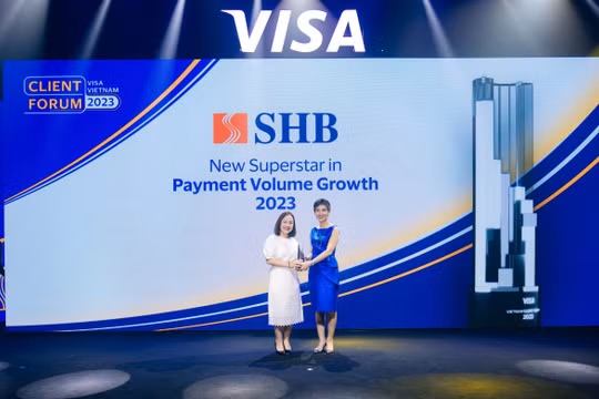 VISA vinh danh SHB là “Ngôi sao tăng trưởng thẻ năm 2023”